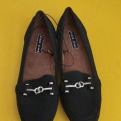Black Rivet Flats 