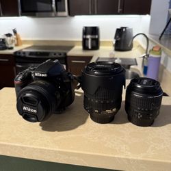 Nikon D3300 3 Lenses