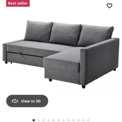 Stylish Pull-Out Couch – Comfortable, Like New! ✨