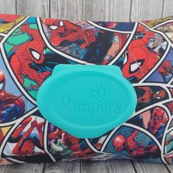 Spiderman Pampers Wipes Cover