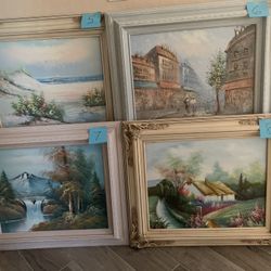 Oil Paints On Canvas  27x24