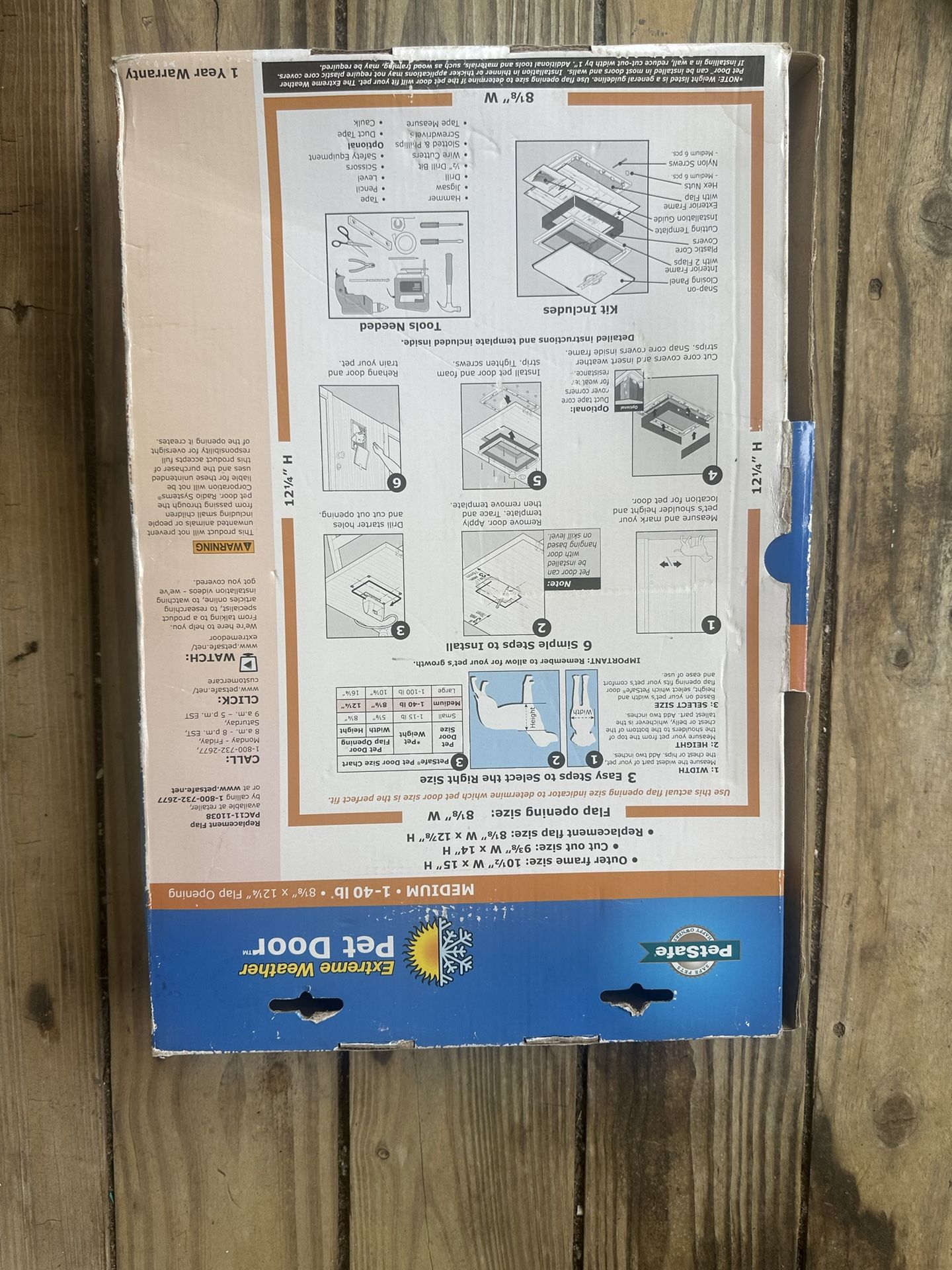 Brand New Extreme Weather Pet Door