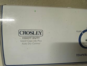 Electric Dryer Crosley Heavy Duty