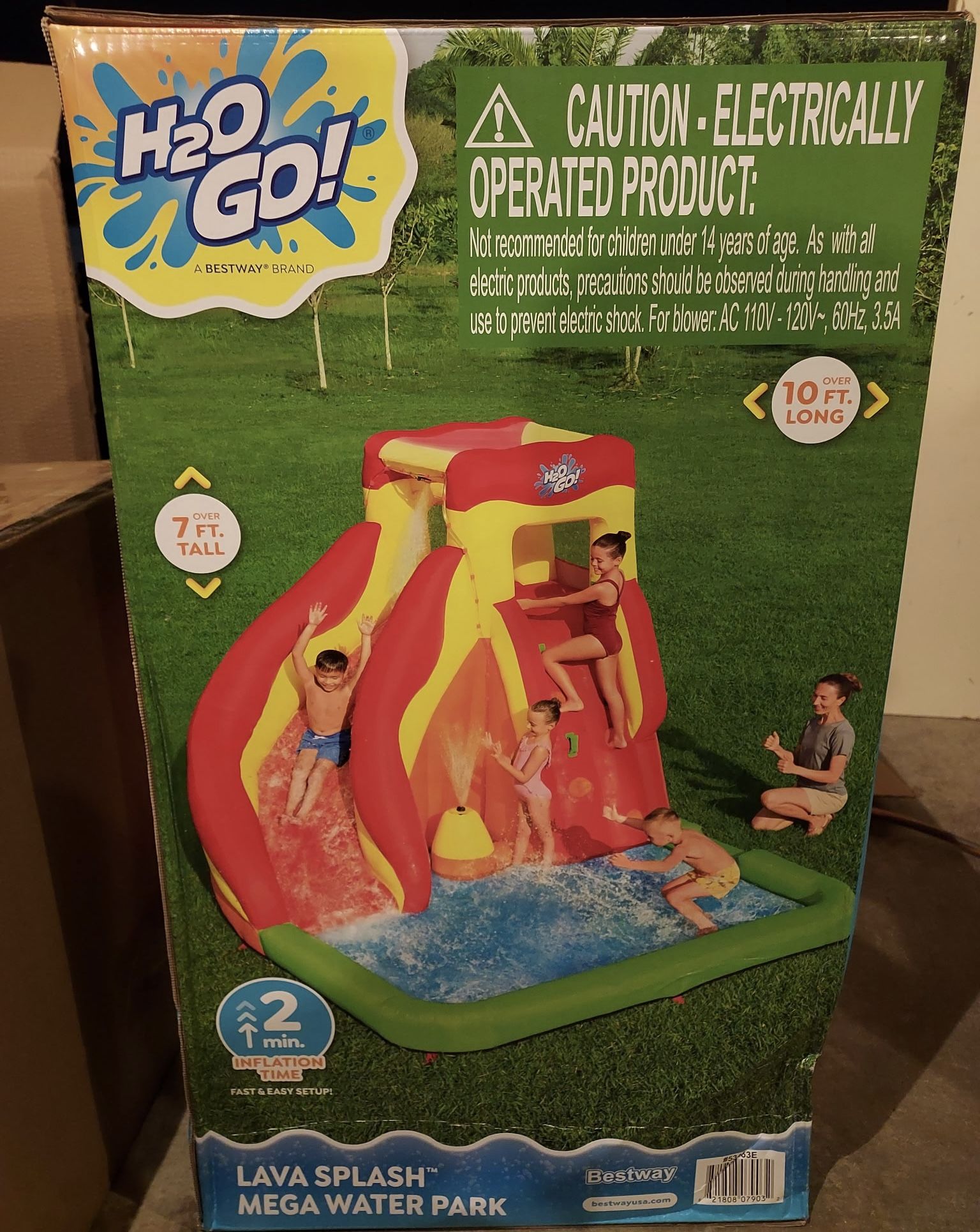 Lava Splash Kids Inflatable Water Park Bestway H2OGO! Lava Splash Kids