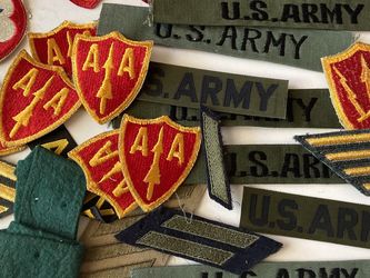 Nice vintage lot military army insignia patches Vietnam and earlier 