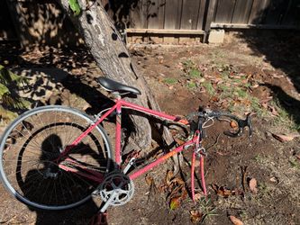 1980s Fuji Tiara retro japan road bike 56cm cherry crackle