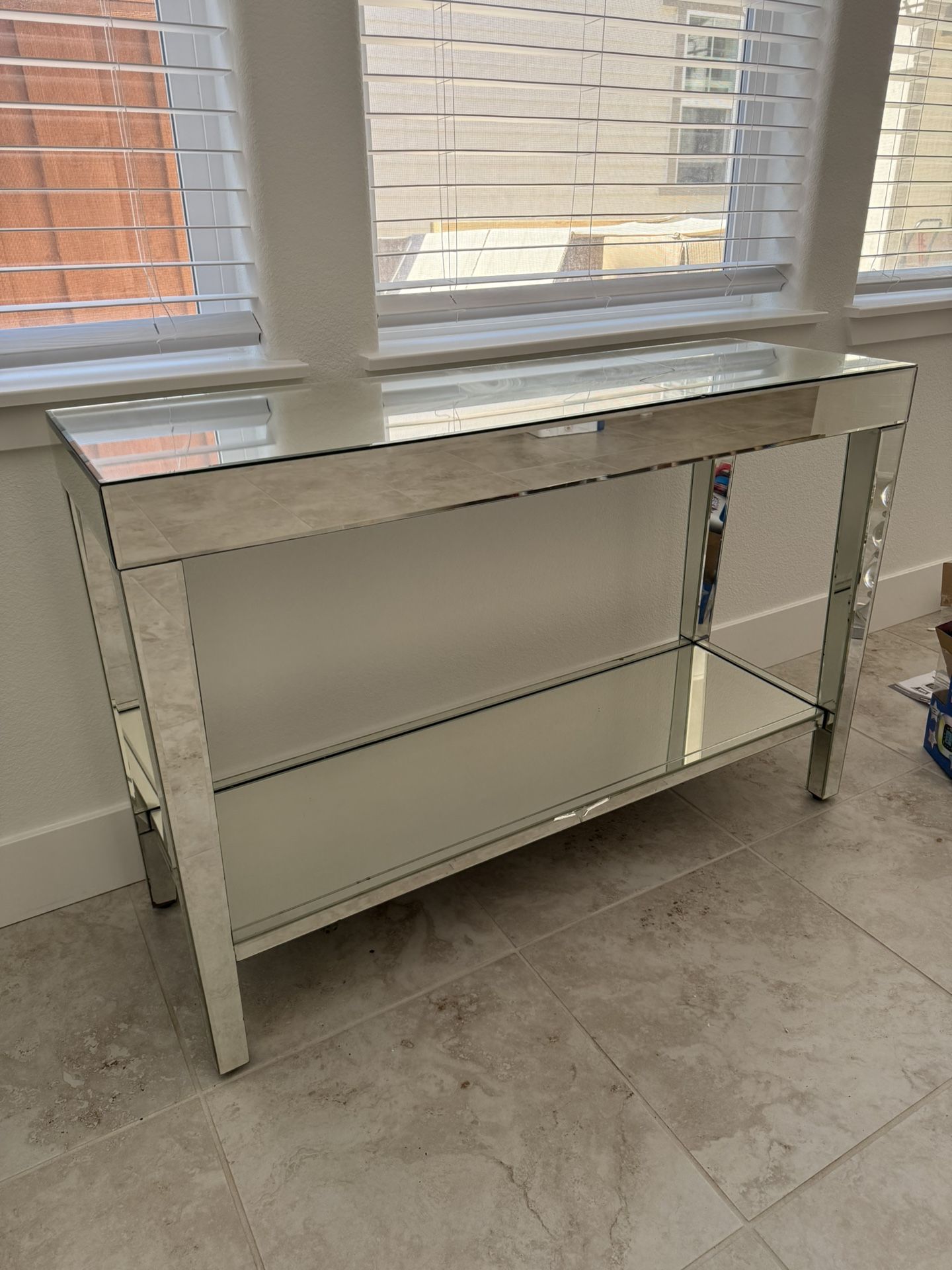 Mirror Console Table