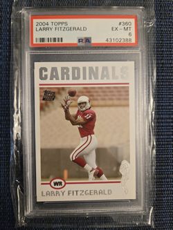 2004 Topps #360 Larry Fitzgerald Cardinals PSA RC