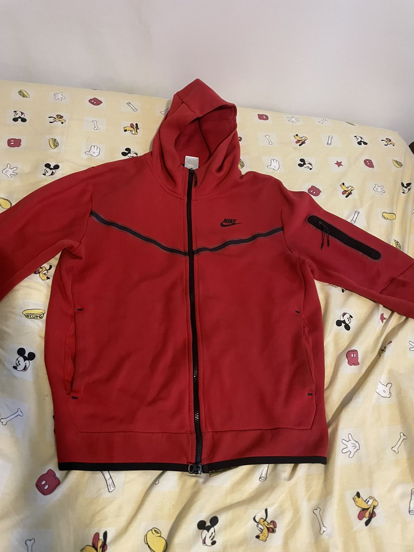 Red Nike Tech Fleece Full Set 