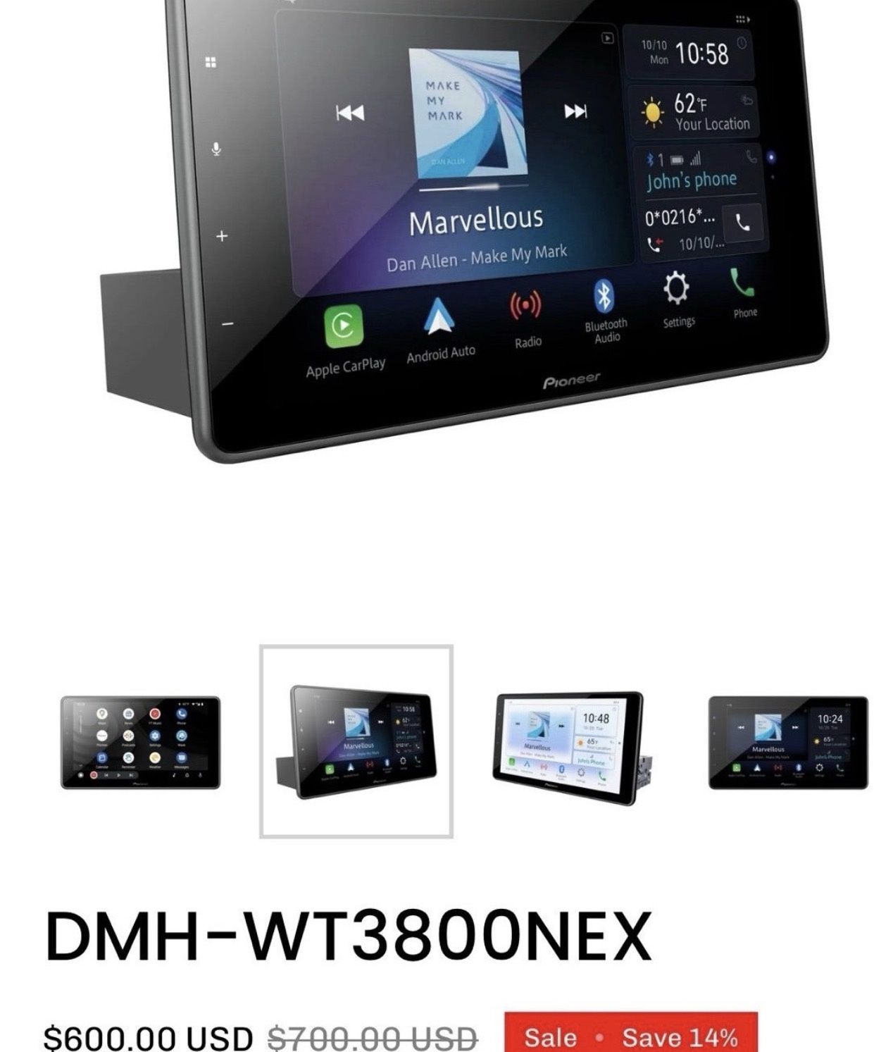 Pioneer Wireless Car Play