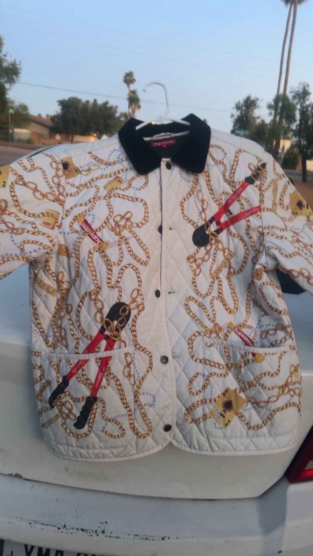 Supreme Chains Quilted Jacket