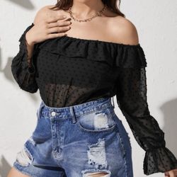 New Black Bodysuit Plus Size 14/16