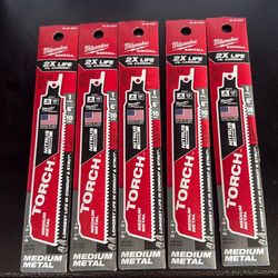 milwaukee sawzall 6 in 10(10$ each)