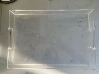 Clear Acrylic Tray