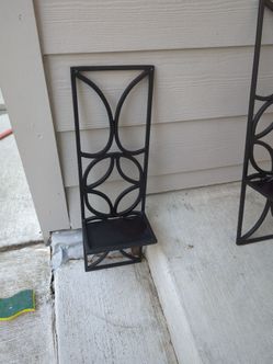 Pottery Barn Wrought Iron Wall Candle Holder