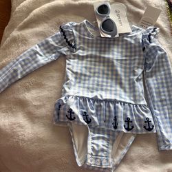Baby Sperry longsleeve one piece swimsuit 24m nwt