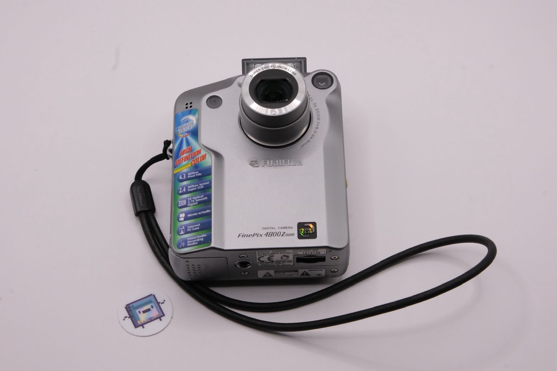 Rare Fujifilm 4800z Silver Digital Camera Digicam