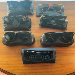 6- Pairs Of  2140 Original Raybans & 1-PERSOLS