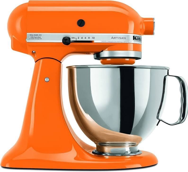 KitchenAid 5qt Artisan Mixer Set In Tangerine for Sale in Fountain