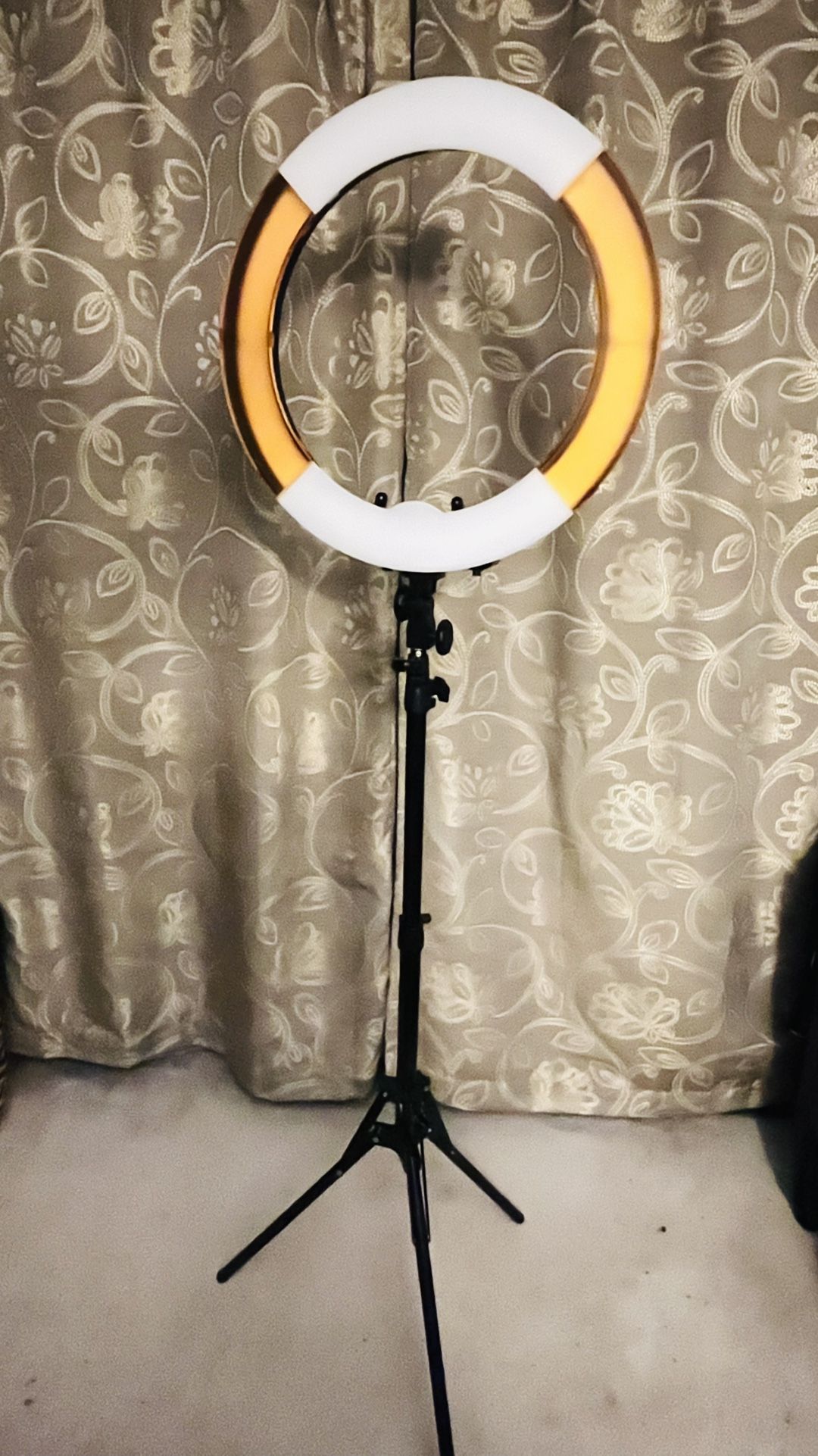 $20 18 Inch 55Watt Professional Ring Light and Tripod (No Plug)