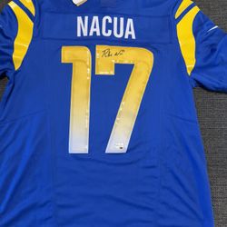 Puka Nacua Autographed Jersey 