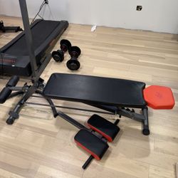 Finer Form Flat / Decline Weight Bench w/ Leg Attachment