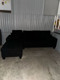 L-shaped couch