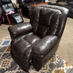 Dark Brown Electric Recliner