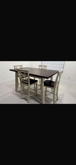 Bedroom Set + Dining Table Set + Farmhouse TV Stand
