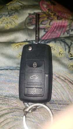 Volkswagen Factory Alarm Replacement Programmable Key Fob With Blank Key Brand New