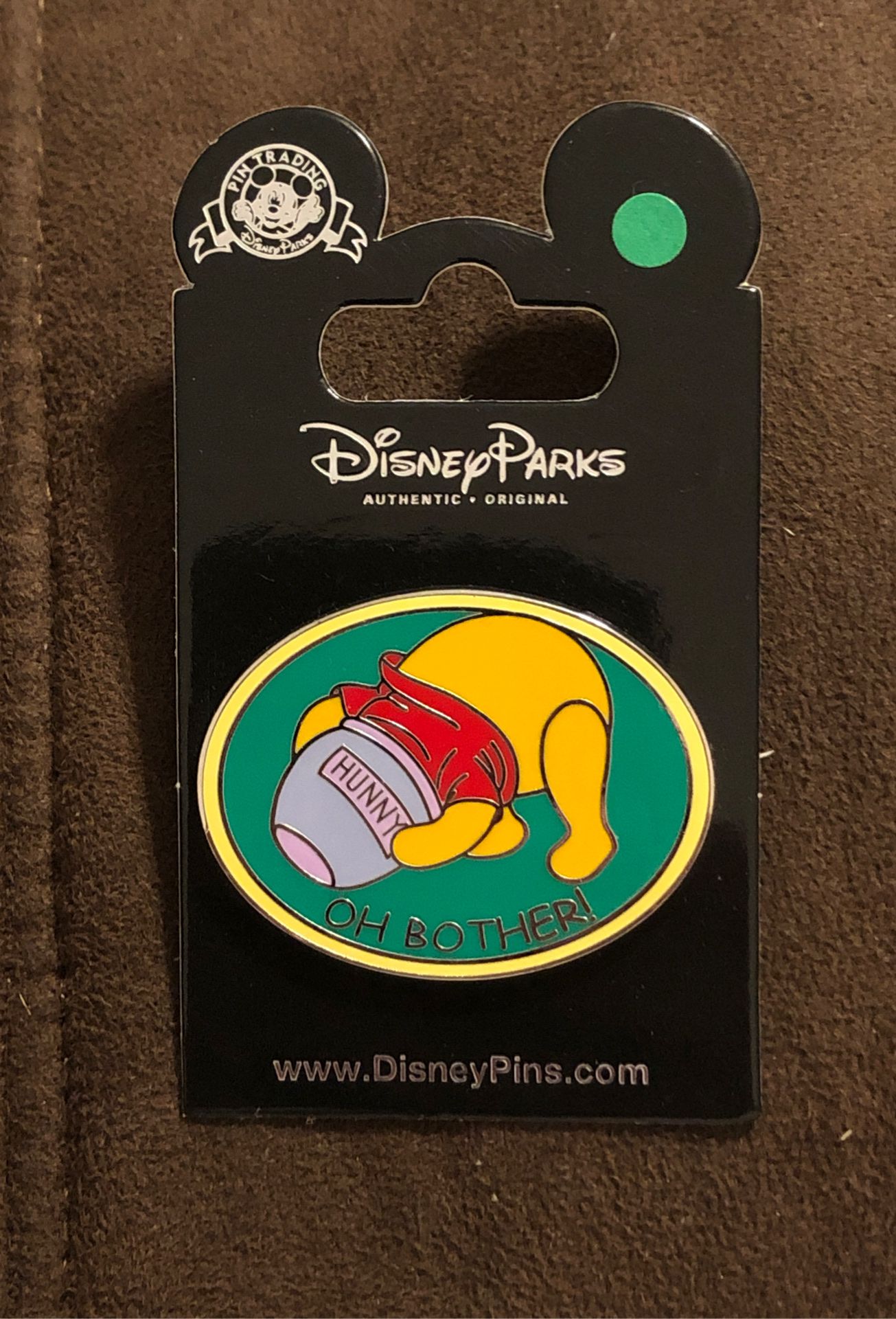 Disney’s Winnie the Pooh (Stuck in Honey) Oh Bother Pin
