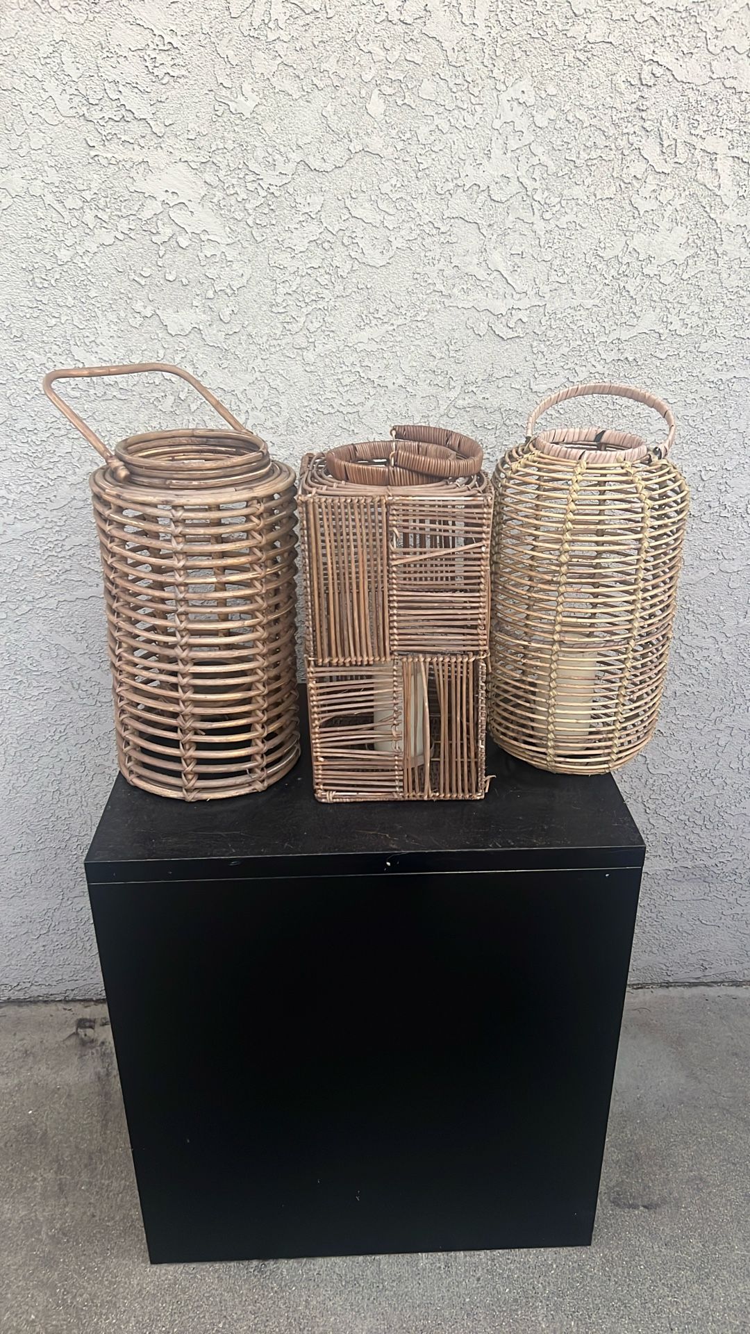 Basket Candle Holders