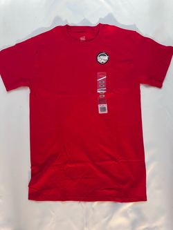 Hanes Red Crew Neck T-Shirt Small
