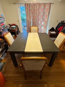 Table and chairs
