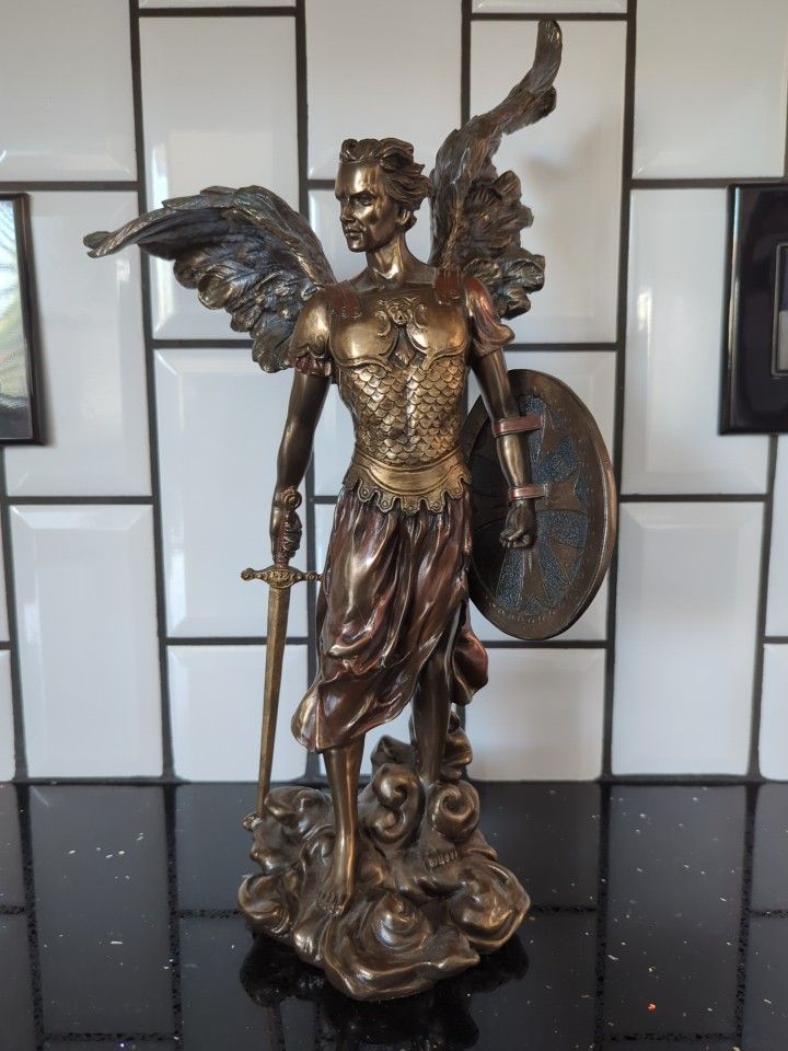 Top Collection St. Michael The Archangel Statue Defender #1630 Top Land Trading