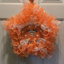 Beautiful Star Longhorns Wreath . 