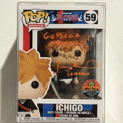 Funko Pop! Ichigo Bleach #59 Toy-Zilla Autographed Johnny Yong Bosch