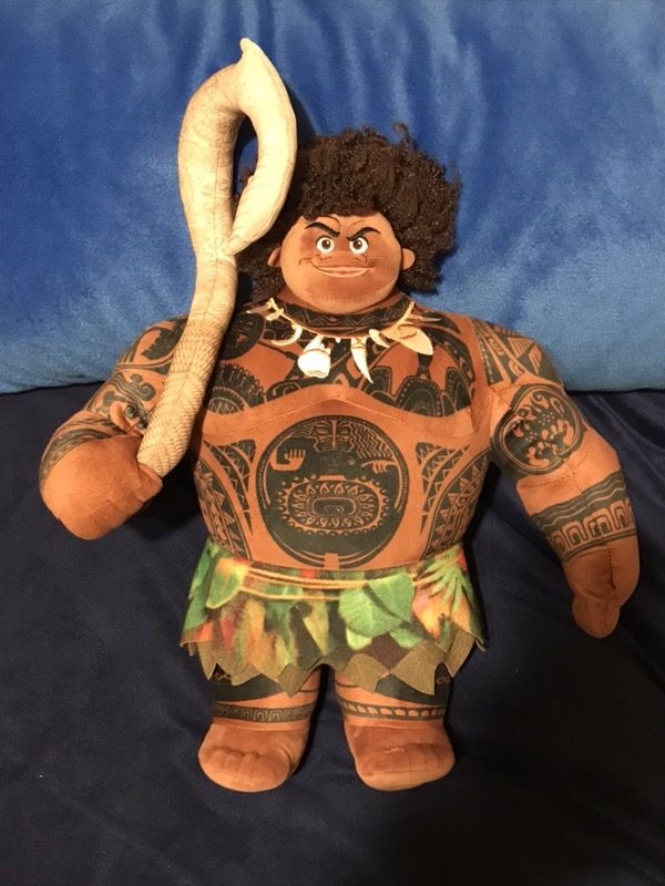 Moana Maui Plush/ Authentic Disney store * Rare