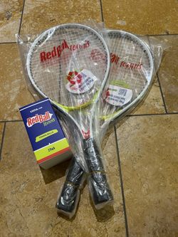 2 Tennis Rackets & Balls, Brand New