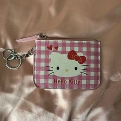 Cute Hello Kitty Keychain Wallet
