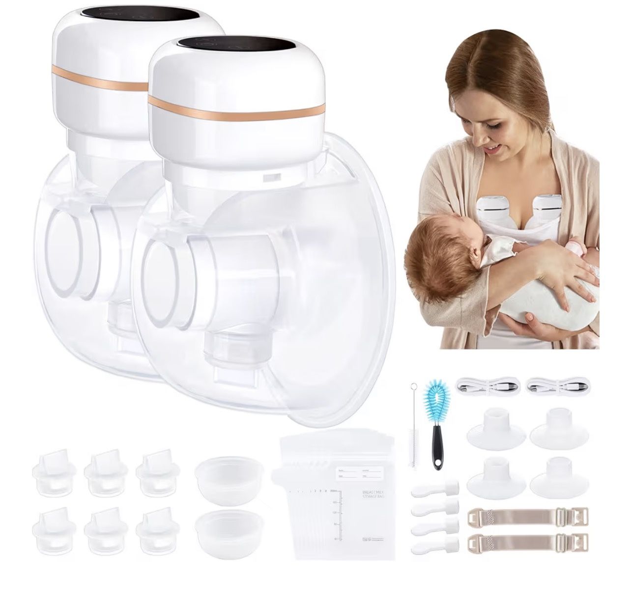Wearable Breast Pump - Double Sided 