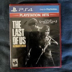 The Last Of Us Remastered PS4 Game