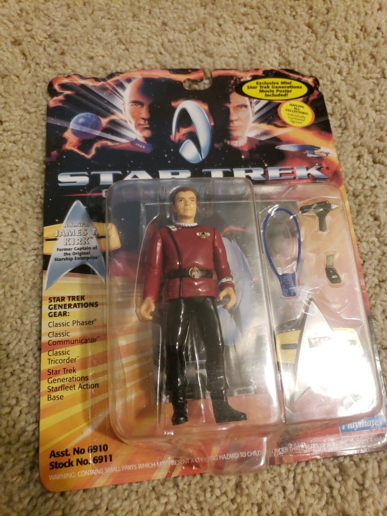 Star Trek Generations Capitan Kirk Action Figure