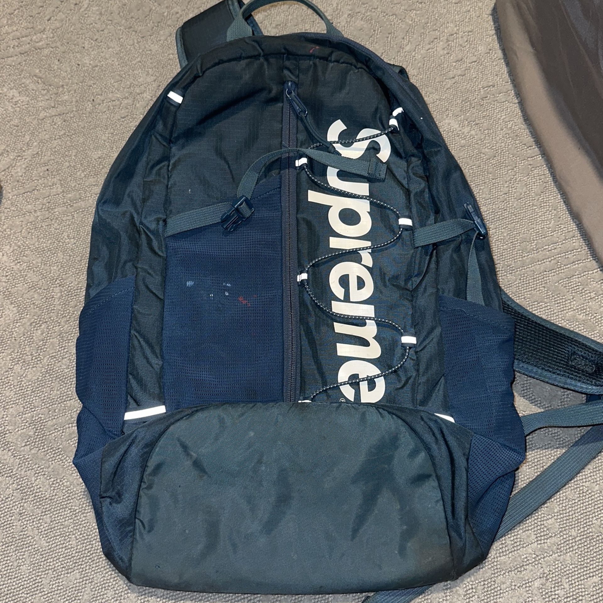 supreme ss17 backpack teal