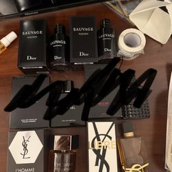 Dior Sauvage Edp, YSL L'Homme, YSL Libre Edp