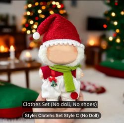 Labubu Christmas Clothes
