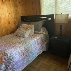 Bedroom Set Full Size With Dresser And Mattresses