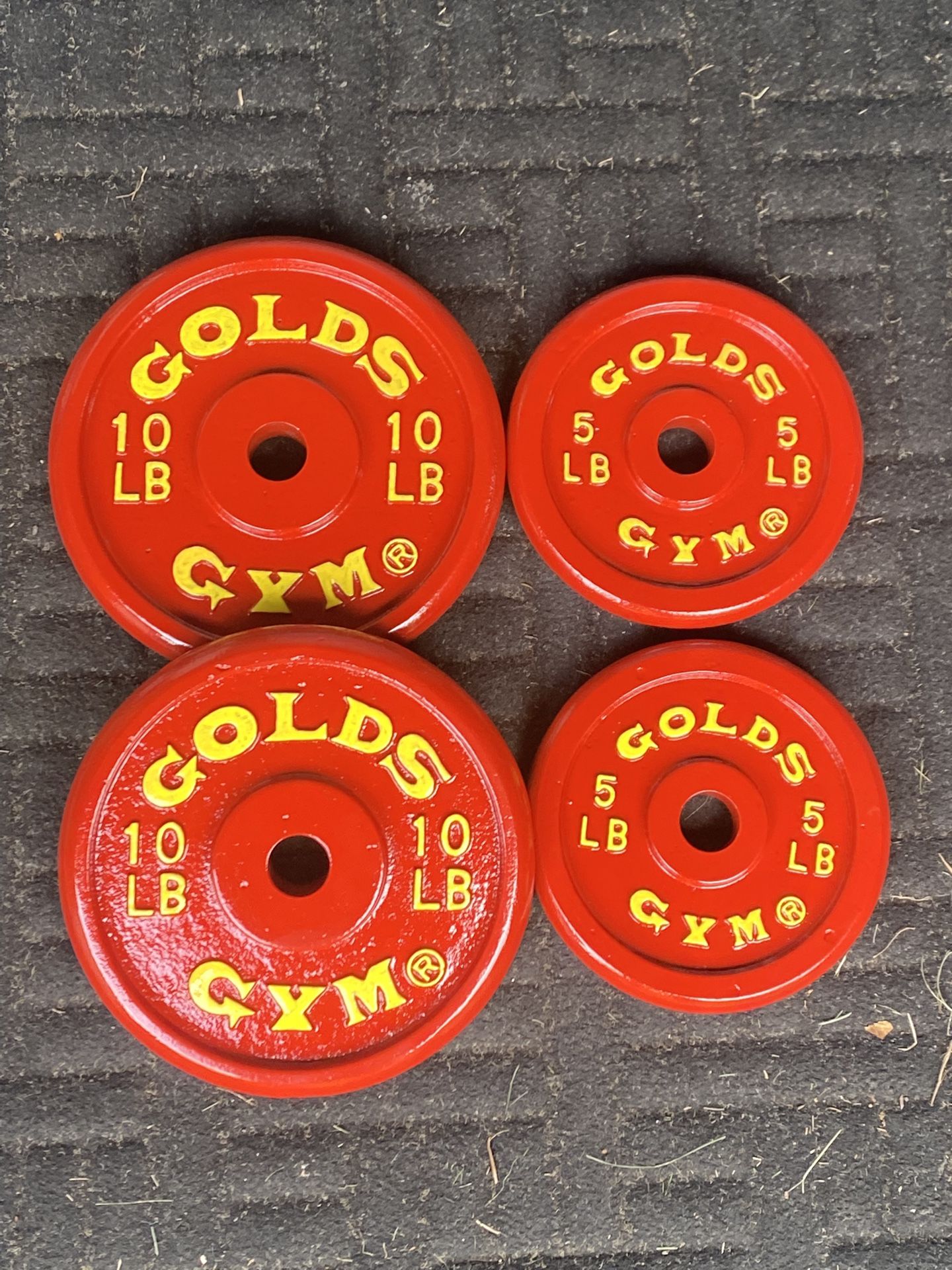 Restored Vintage Standard Plates 1” Hole