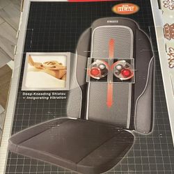 NEW Homedics Shiatsu Heated Massage Cushion Remote
