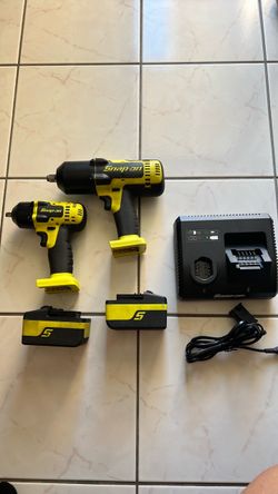 Snap on 18v cordless 1/2&3/8